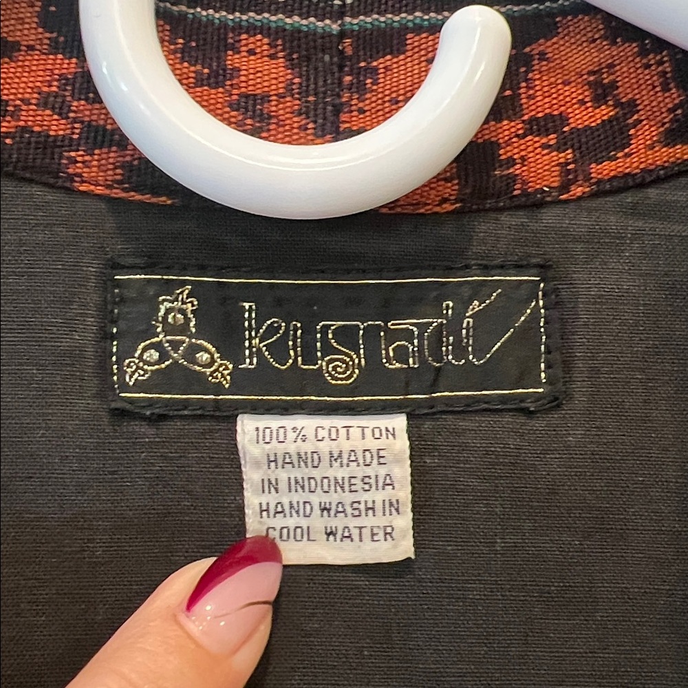 Kimono / Tunic With Gorgeous Patchwork Vintage Fa… - image 3